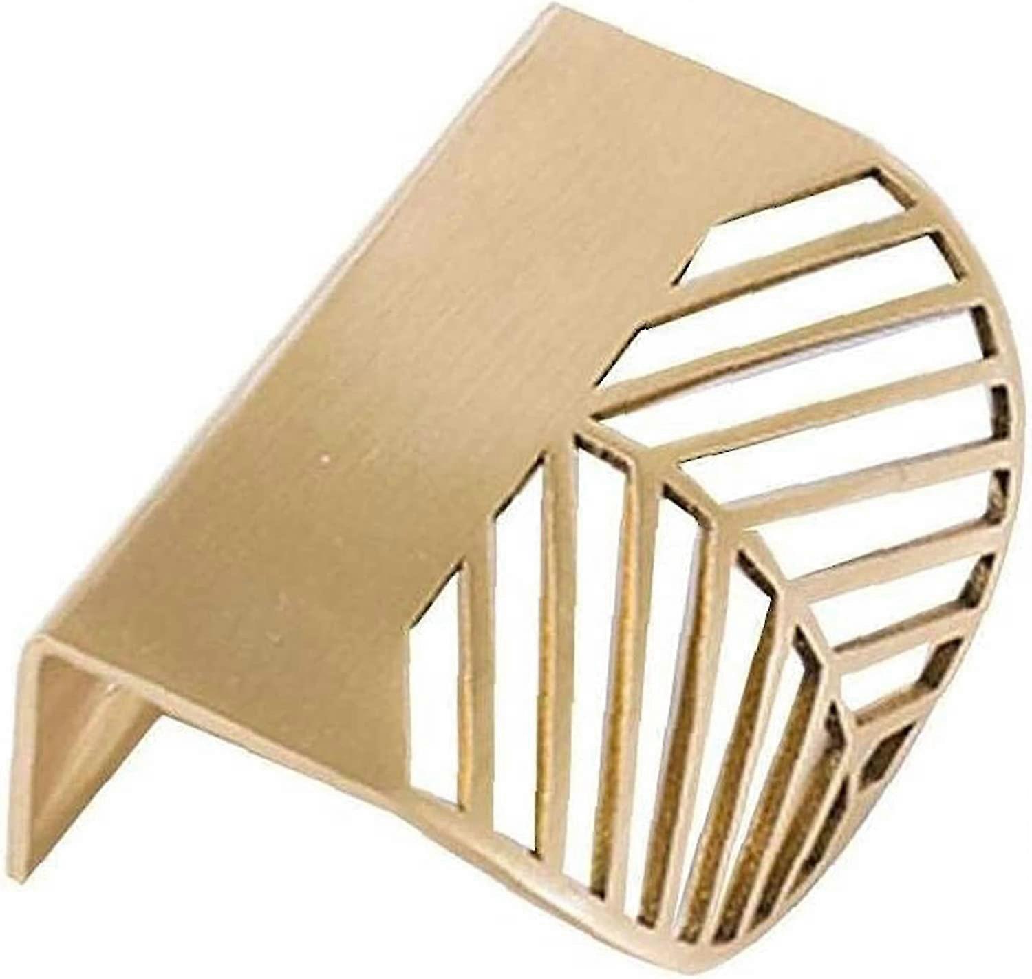 Cupboard Handles, Leaf Shape Cabinet Pulls Brass Furniture Handles Kitchen Door Copper Drawer Pull Knobs (3pcs)