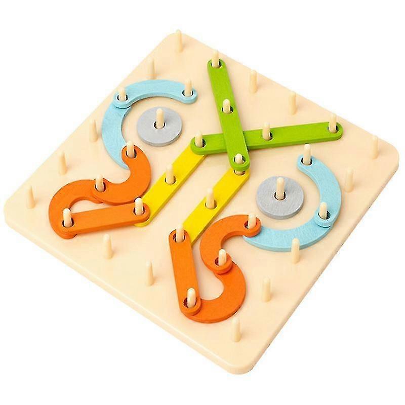 Letter And Number Construction Activity Set Kids Alphabet Pegboard Jigsaw Early Educational Toys For Reducing Screen Time Parent