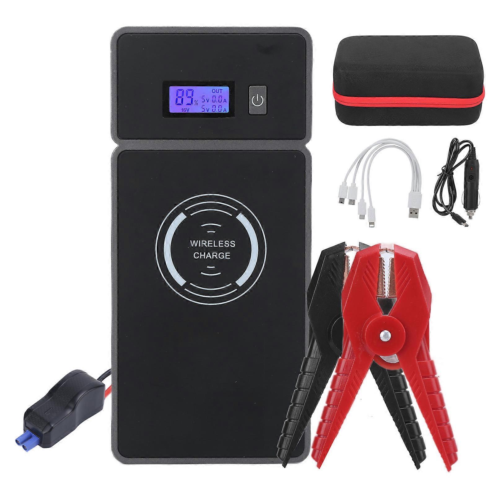 Car Jump Starter 36000mAh 100A Dual USB Multifunctional Stable High Efficiency Safe Convenient Auto Power Bank