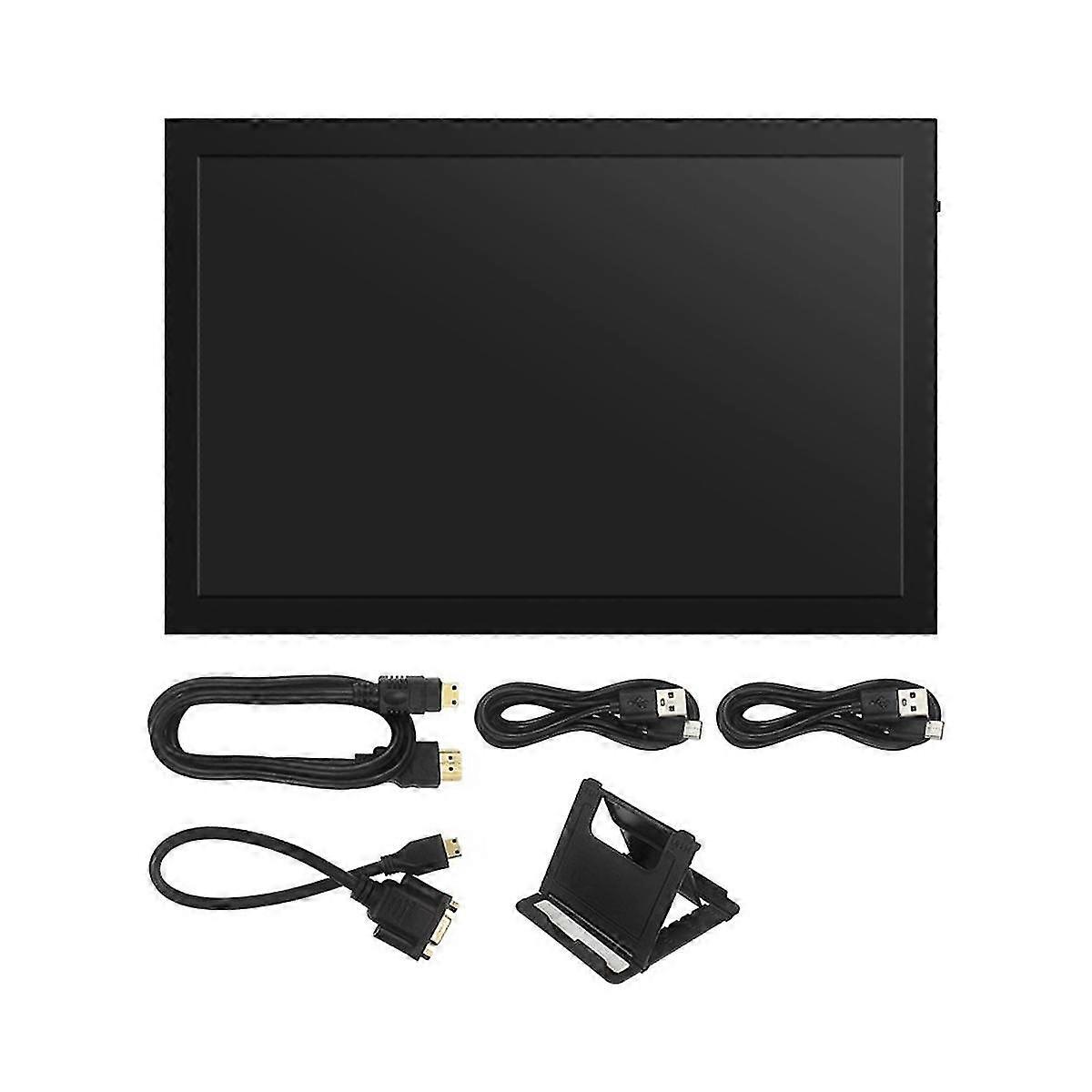 10,1 ιντσών οθόνη αφής LCD οθόνη με μεταλλική περίπτωση για 3B + / 4B Nano PC, βύσμα ΕΕ