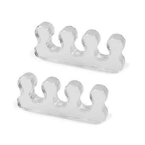 2 Pieces Toe Separators Hallux Valgus Silicone Toe Separators, Correction For All Toes