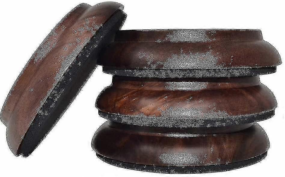 4db pianínó Caster csészék, prémium keményfa zongora görgőpárnák bútorláb - YX