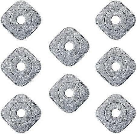 22cm 8Pcs Mop Cloth for Mop Squeeze Mop Automatic Separation Rotating Cleaning Mop Cloth
