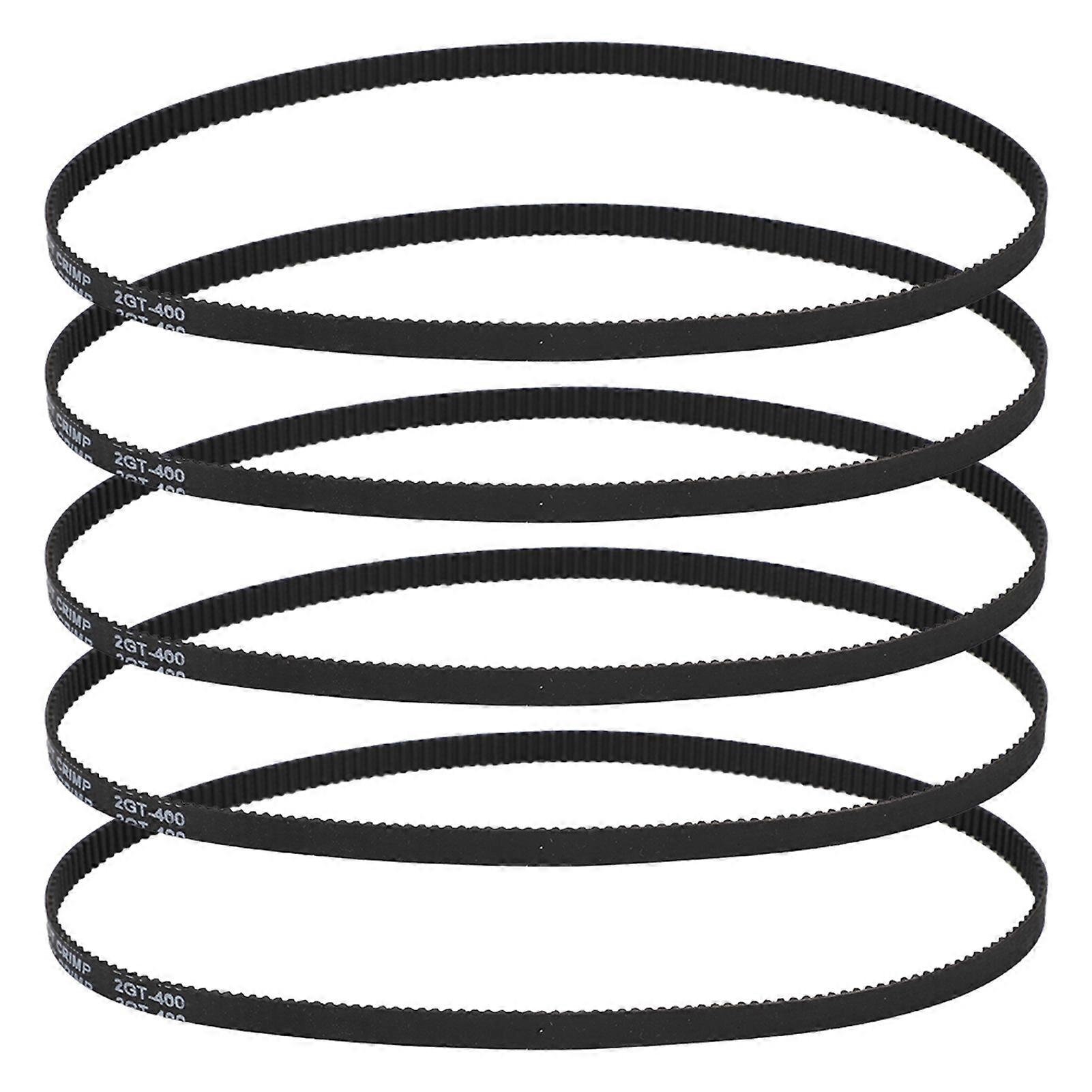 5pcs GT2-6-400MM Rubber Closed Timing Belt for 3D Printer