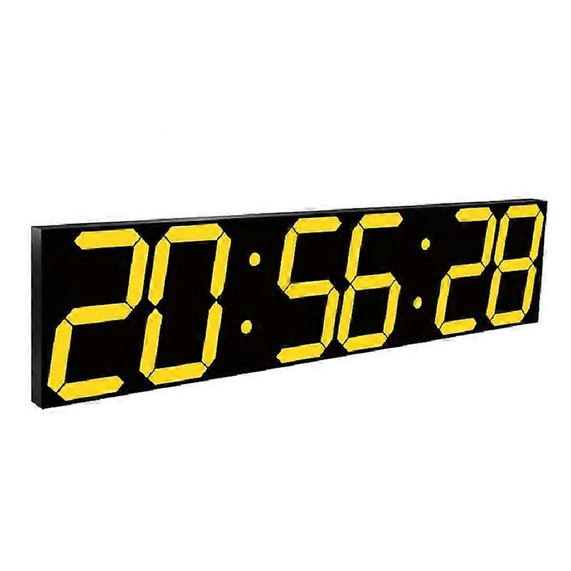 Multifunctional LED Wall Clock Creative Digital Clock Sealed Box Remote Control