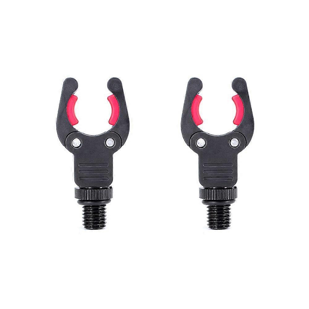 Hirisi 2pcs Fishing Rod Holder Plastic Folder With Gripper Head For Alarm And Buzz Bar AC143 Fishing Tool