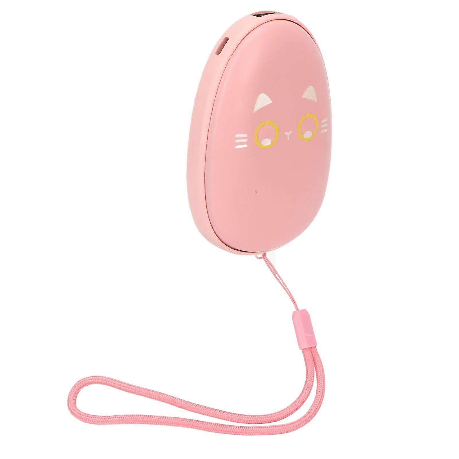 Hand Warmer Portable Lightweight Pink Cute Safe Fast Heating Electric Hand Heater for Winter