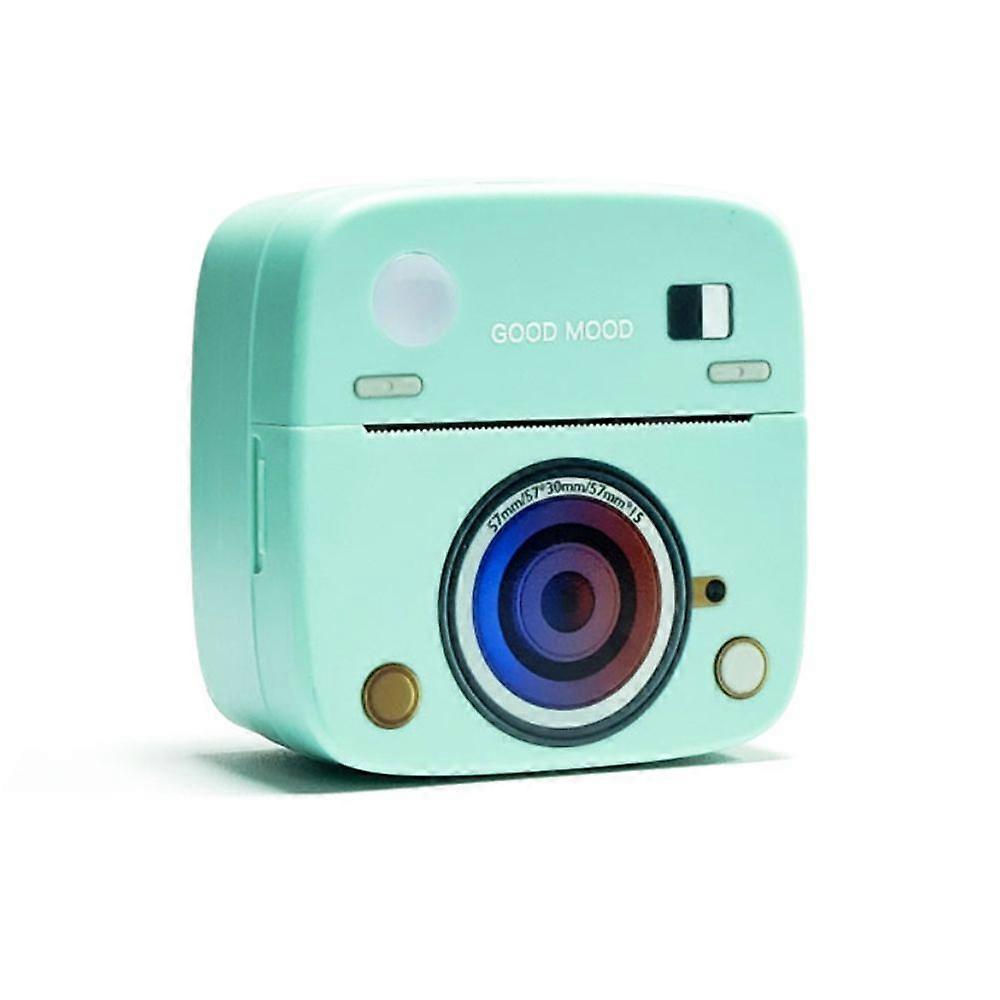 Mini Pocket Printer Portable Thermal Instant Photo Printing Label Maker Machine BT Wireless Connect Compatible with Android or iOS APP Support Receipt