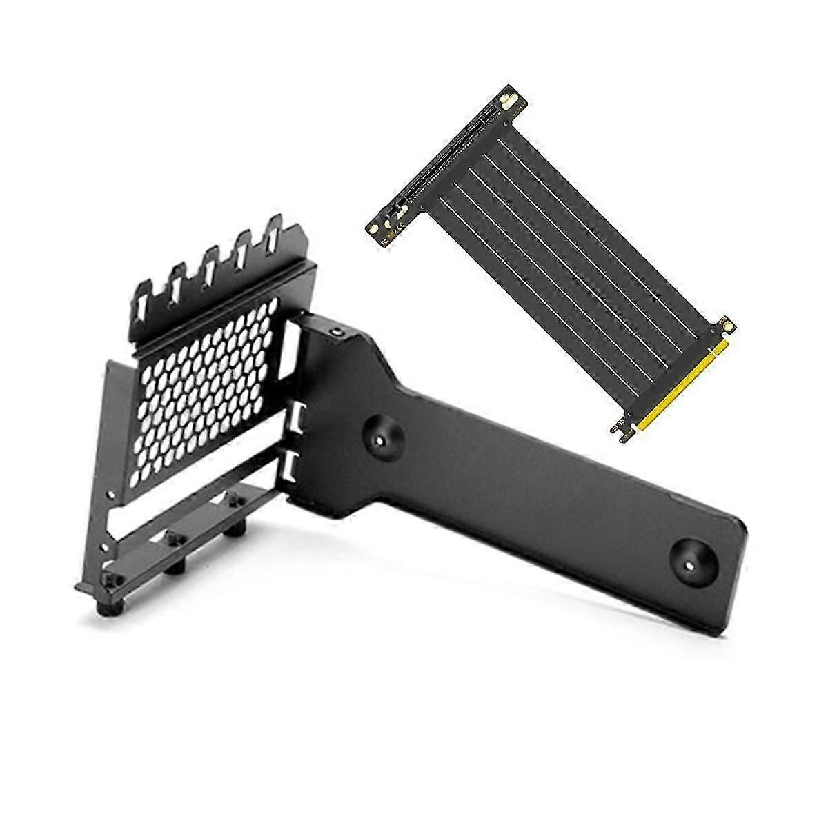 V-GPUKT 3.0 Vertical Stand 180 to 90 Degree Graphics Card Vertical Bracket PCI-E 3.0X16 Cable Set f