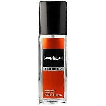 Déodorant Naturel Spray Homme - BRUNO BANANI - Absolu Homme - Frais et épicé - Stimulant et sensuel - 75 ml