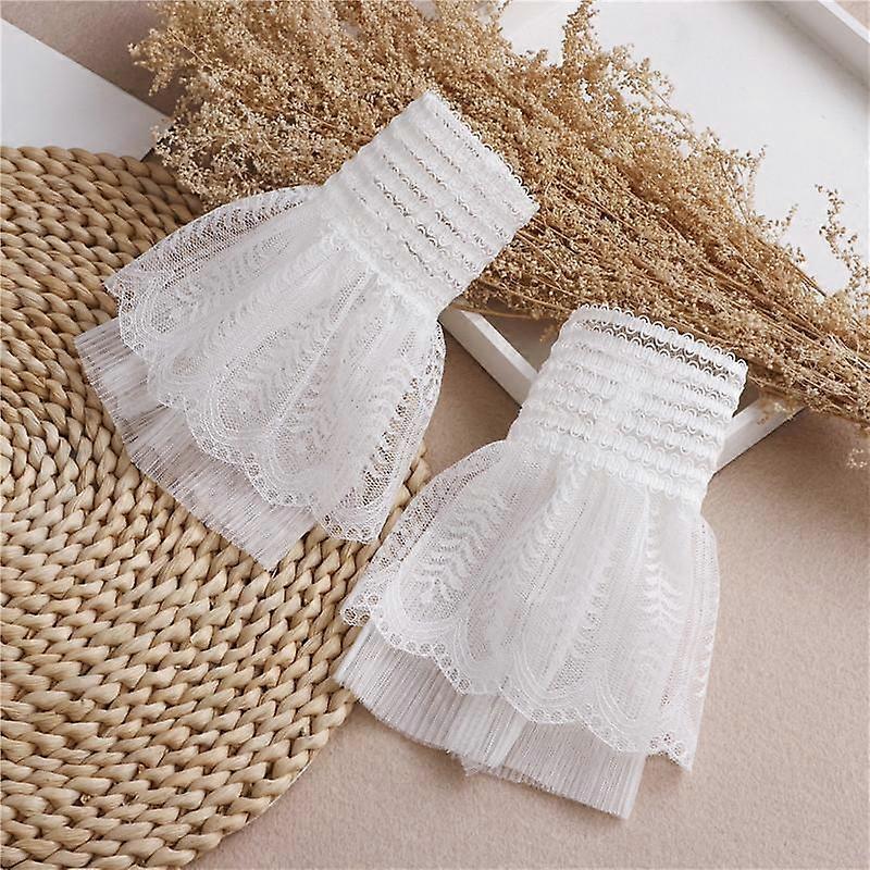 Mesh Lace, Accessories, Three-Dimensional Lace, Delicate Trims, Cuffs, False Collar