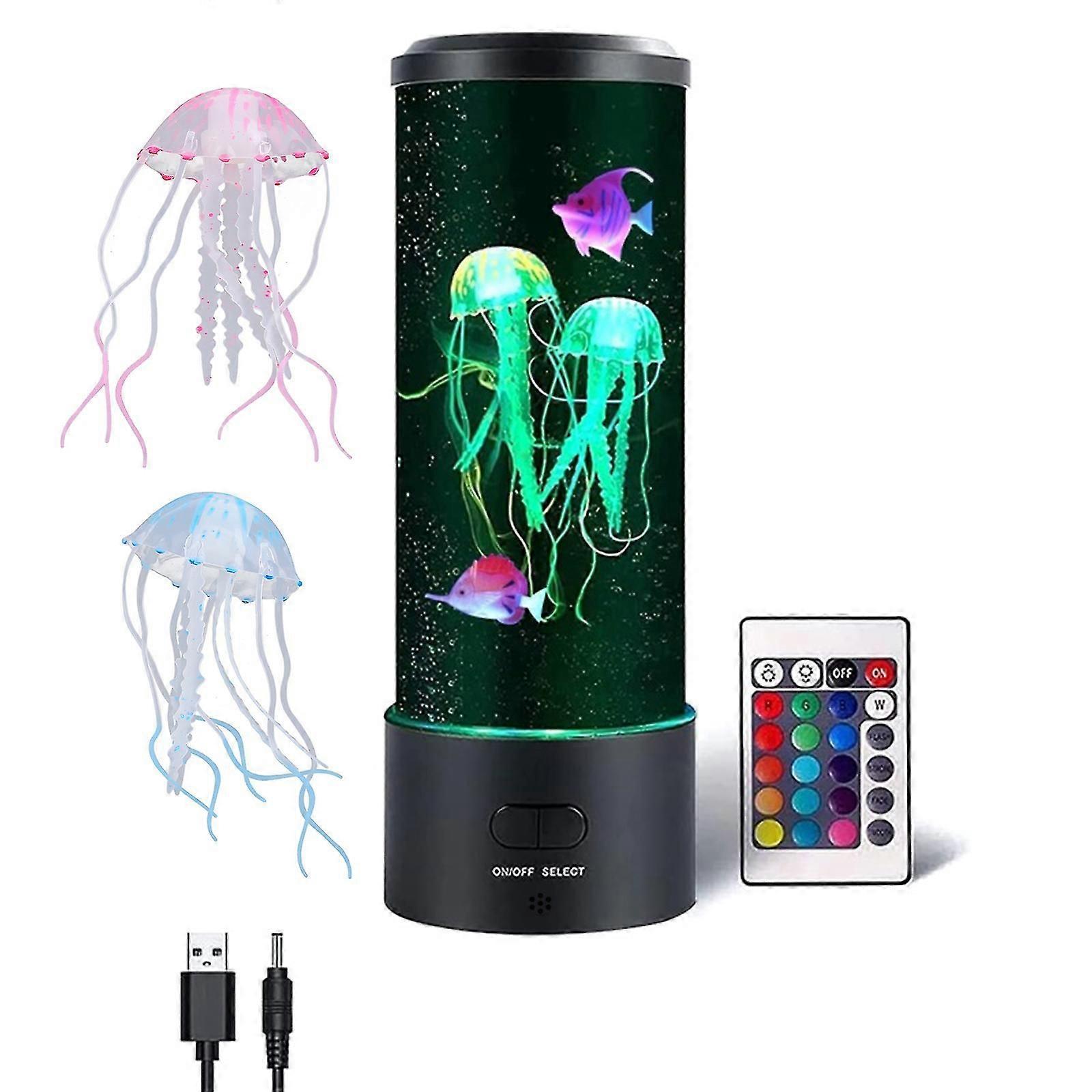 LED水母灯水族灯带颜色变化的光效儿童礼物