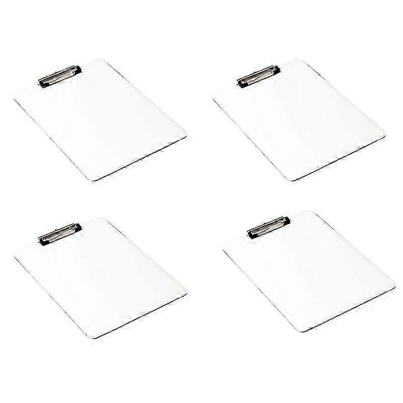 4PCS Sublimation Blank PU Leather Document Folders for A4/ Letter Size Sheets