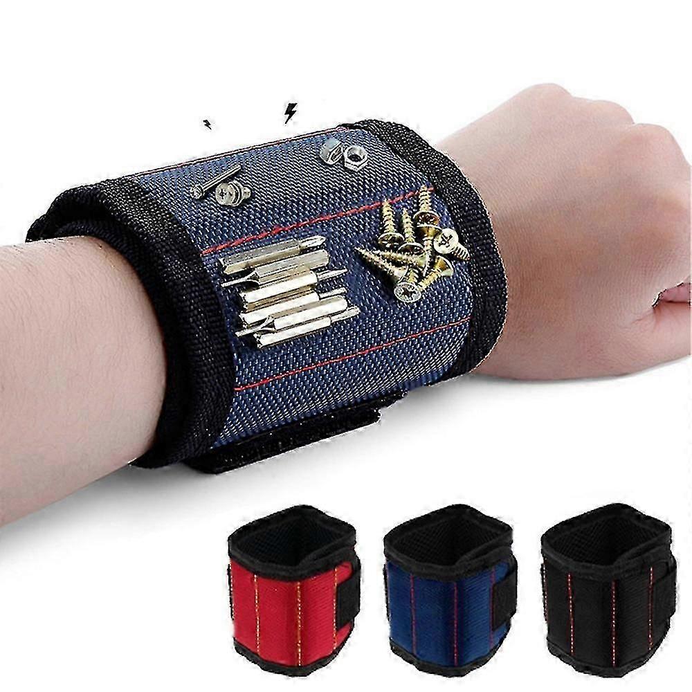 Strong Magnetic Wristband Polyester Magnets Portable Bag Electrician Tool Screws Drill Holder Repair Tools Belt Nails Bits
