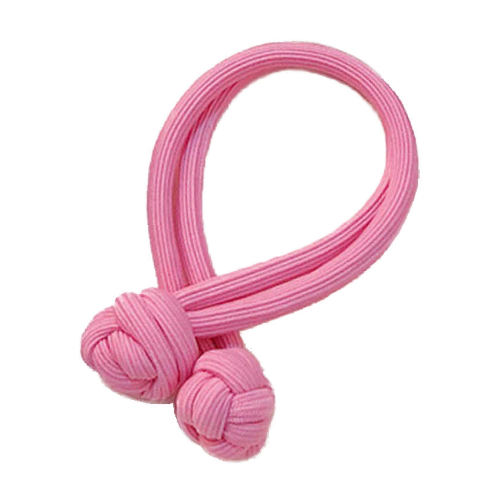 Élastique à cheveux en polyester, accessoire unique pour cheveux avec nœud chinois, pour queues de cheval hautes et chignons