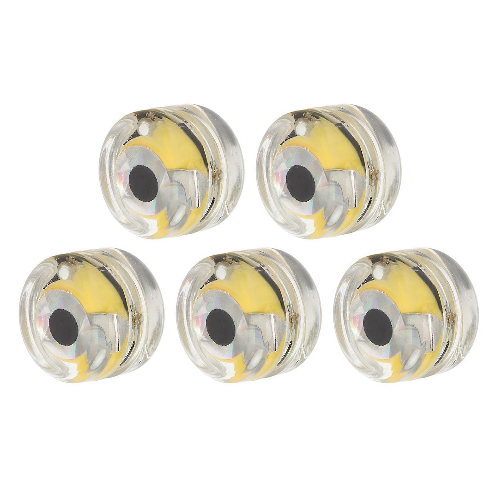 5 قطع تحت الماء إغراء مصباح مدمج خفيف الوزن مقاوم للماء LED الصيد الطعم الخفيفة للمياه العذبة المياه المالحة 