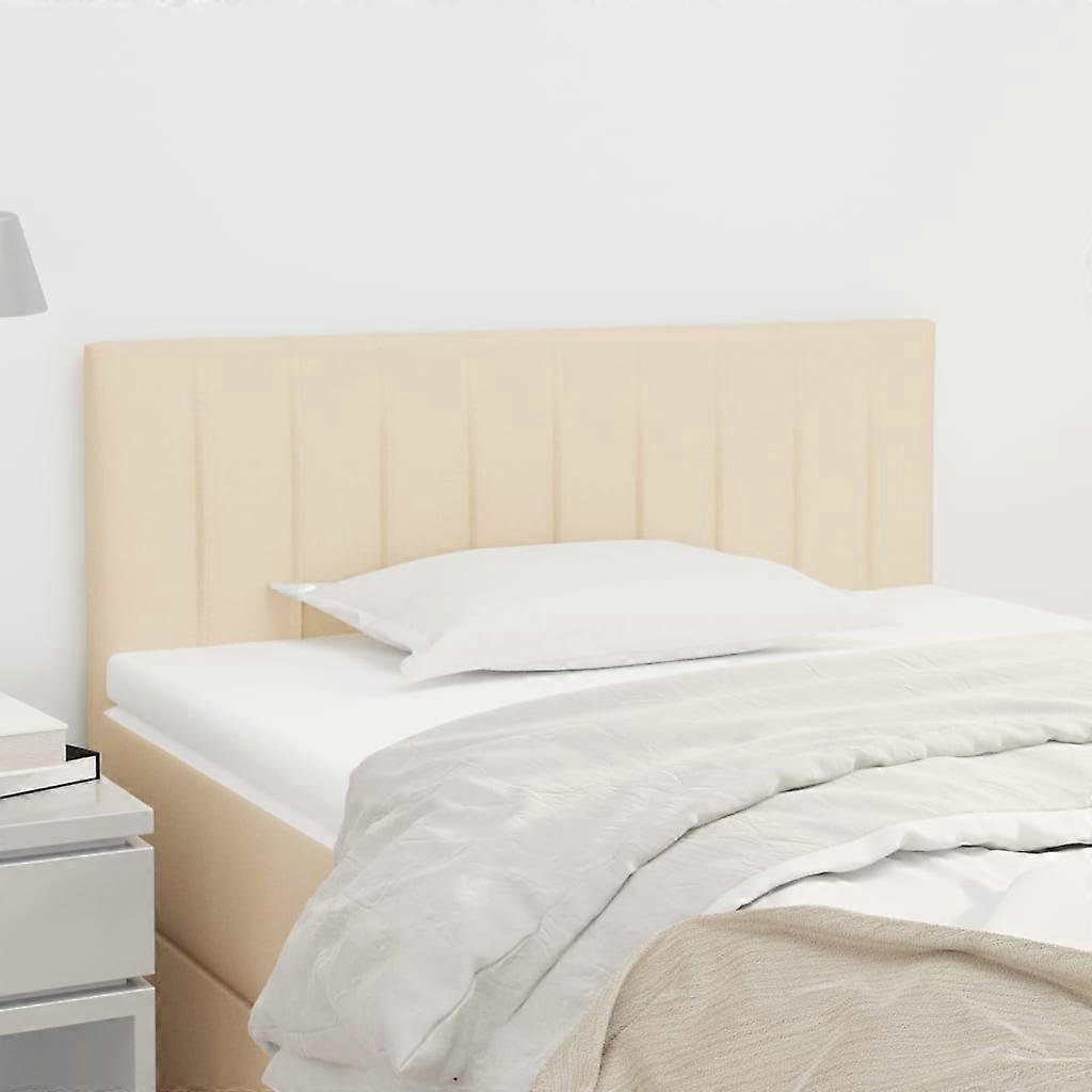 Kopfteil Creme 80x5x78/88 cm Stoff