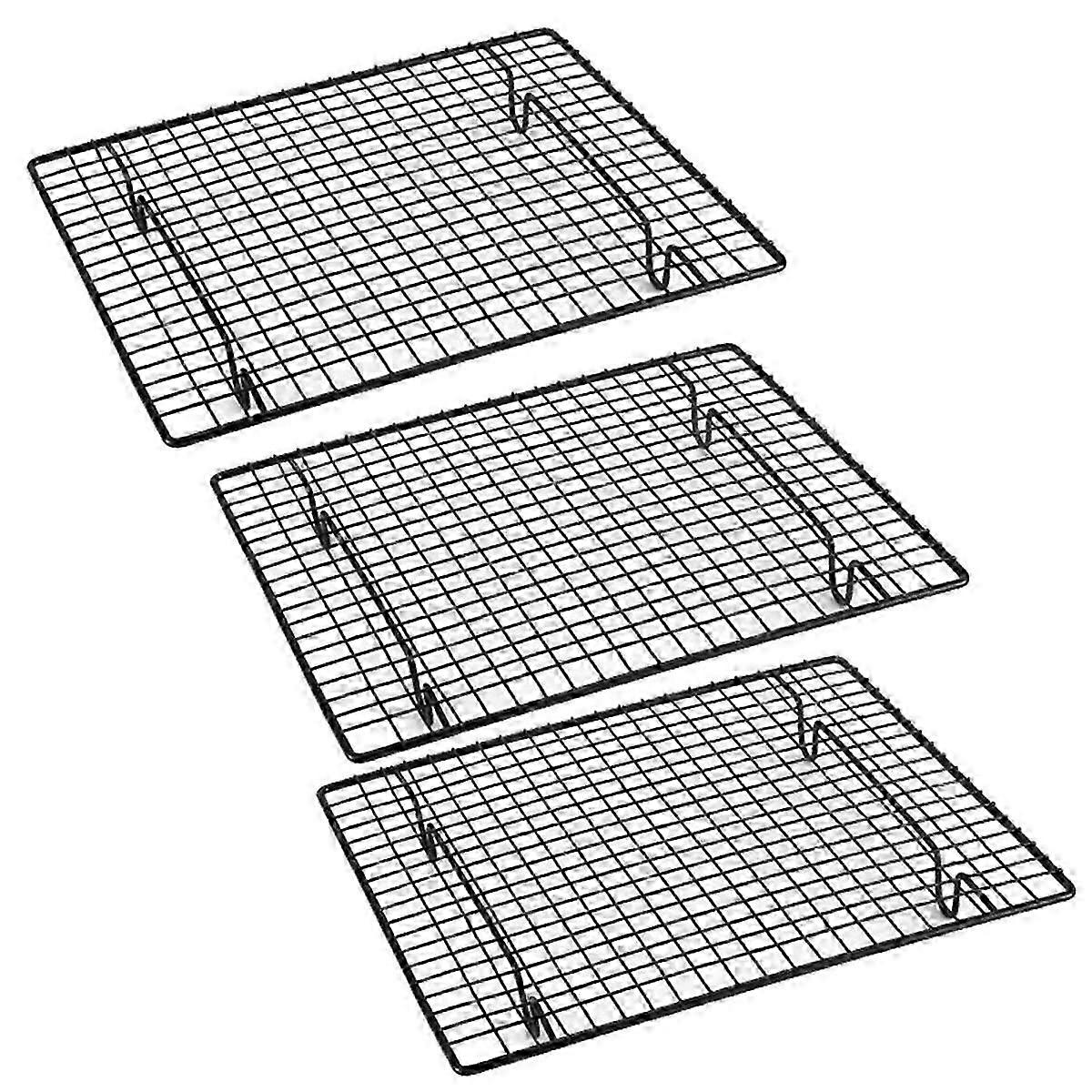 Baking- Tools Cake Cooling Rack Square Non-Stick Drying Net Cake Bread Cooling Rack 25.5x23x3cm