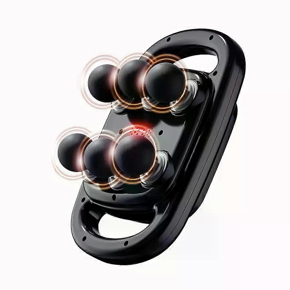 Fascia Gun Six Heads Massage Gun Muscle Relaxation Electric Massager Relief Neck Membrane Cervical Spine Massage Instrument