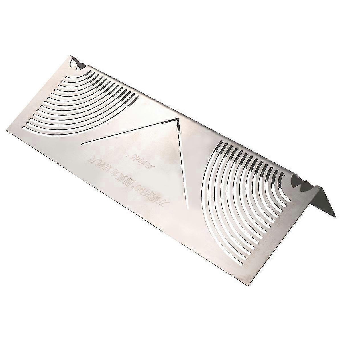 Angle & Arc Marking Tool Square Steel Folding Square Pipe Right Angle Arc Portable Tool Pipe Markin