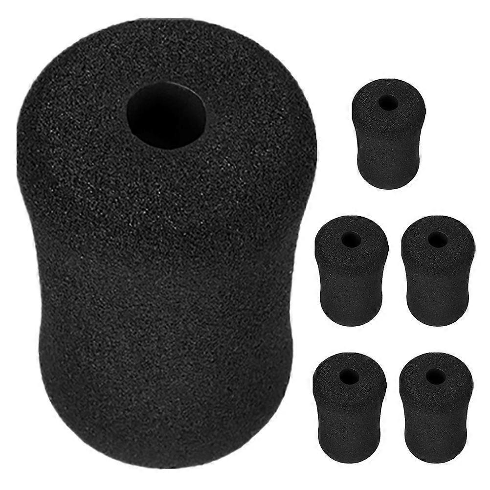 6pcsフォームフットパッドローラーバッファーチューブカバーホームジムエクササイズ機器レッグエクステンションウェイトベンチ用交換パッド