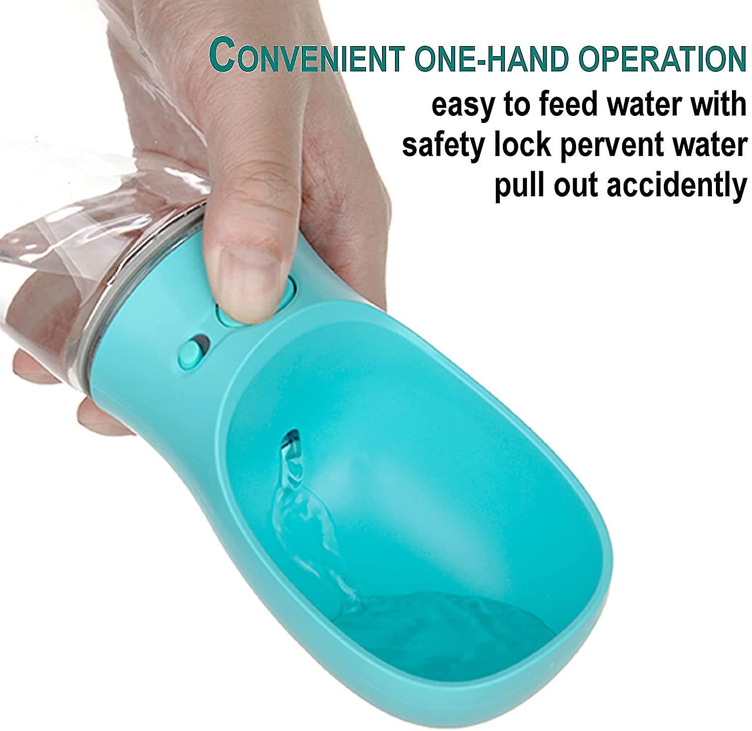 Pxcl Pet bärbar vattendispenser Lätt läckagesäker utomhus promenader Hund Katt vattenflaska