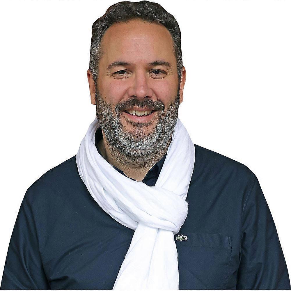 Bruce Toussaint (witte sjaal) half lichaam buddy uitsparing