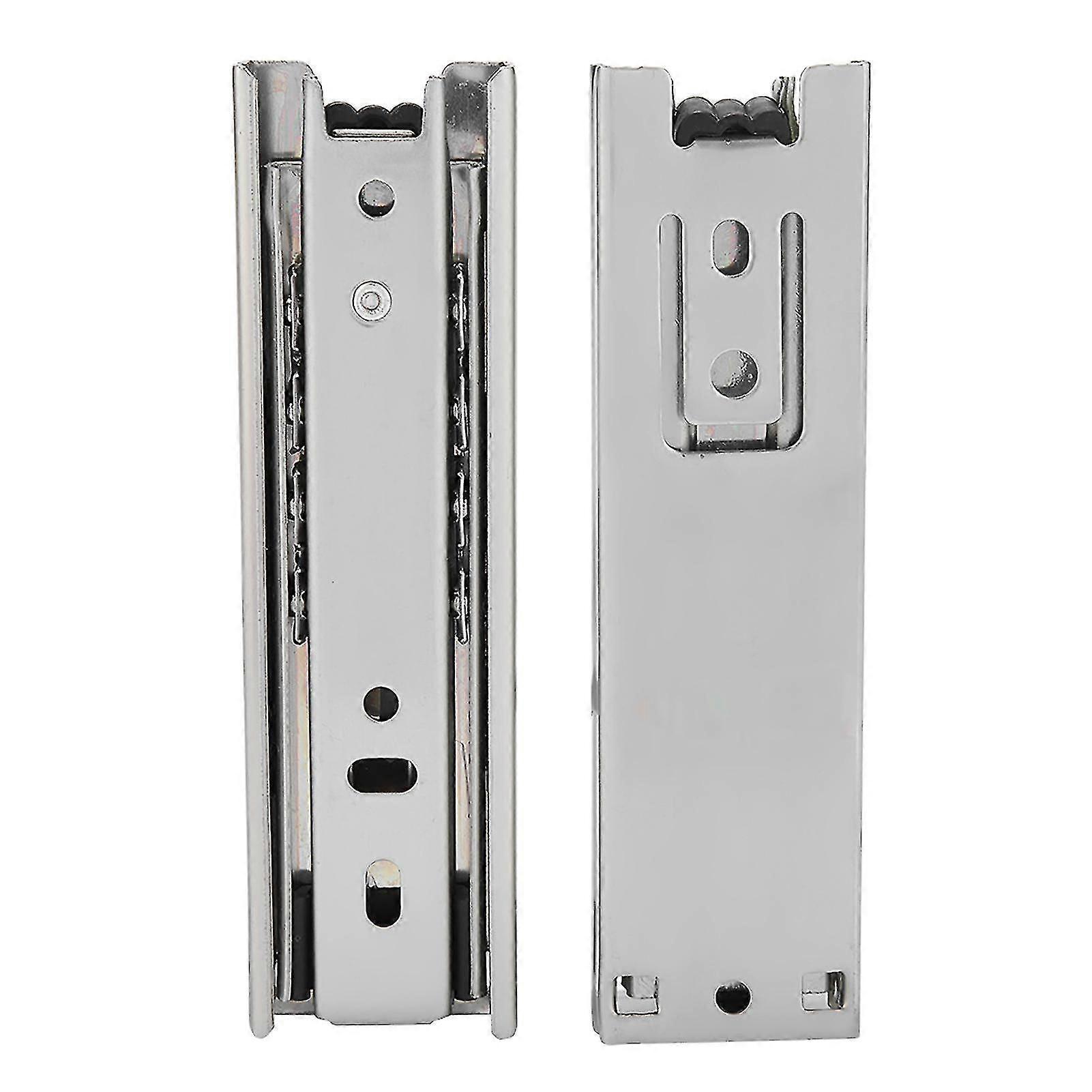 2pcs 5in Mini Short Drawer Slides Furniture Guide Rail Full Extension Kitchen Cupboard Hardware-Good
