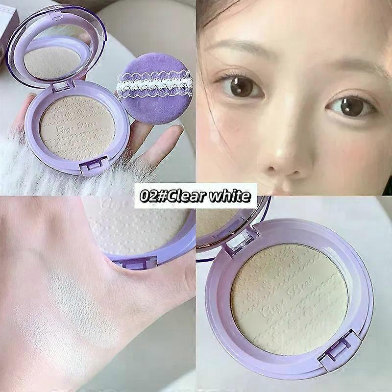 Shibingsheng Gege Bear Bare Sensation Translucent Setting Powder Verhelderend, langdurig, verhullend, matte Soft Focus Finish