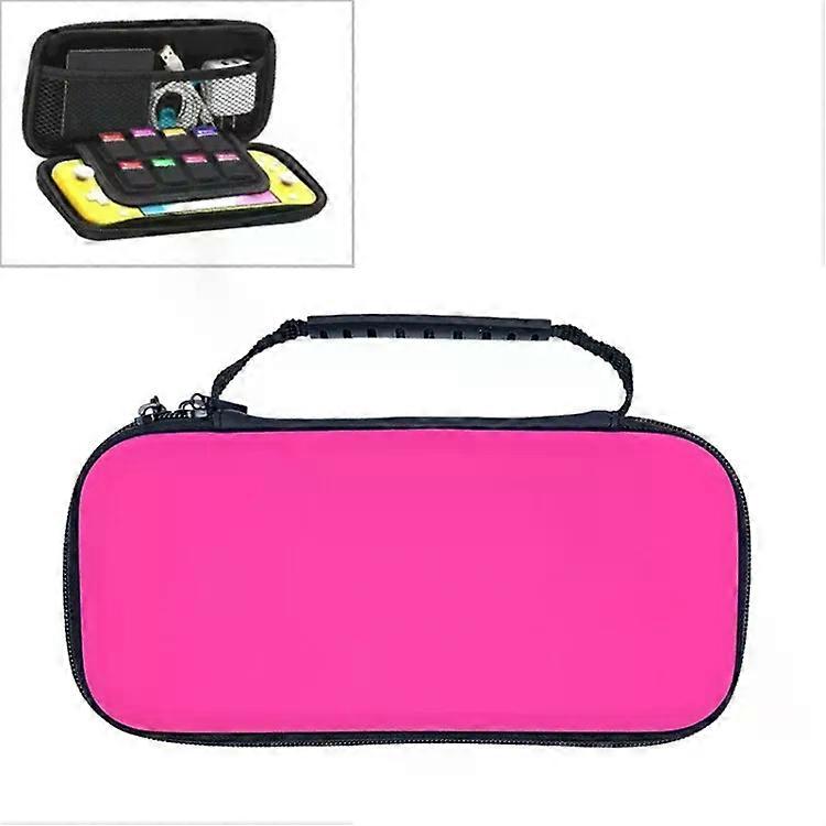 Portable Game Storage Bag-EVA Protective Case for Switch Lite,Pink Pink