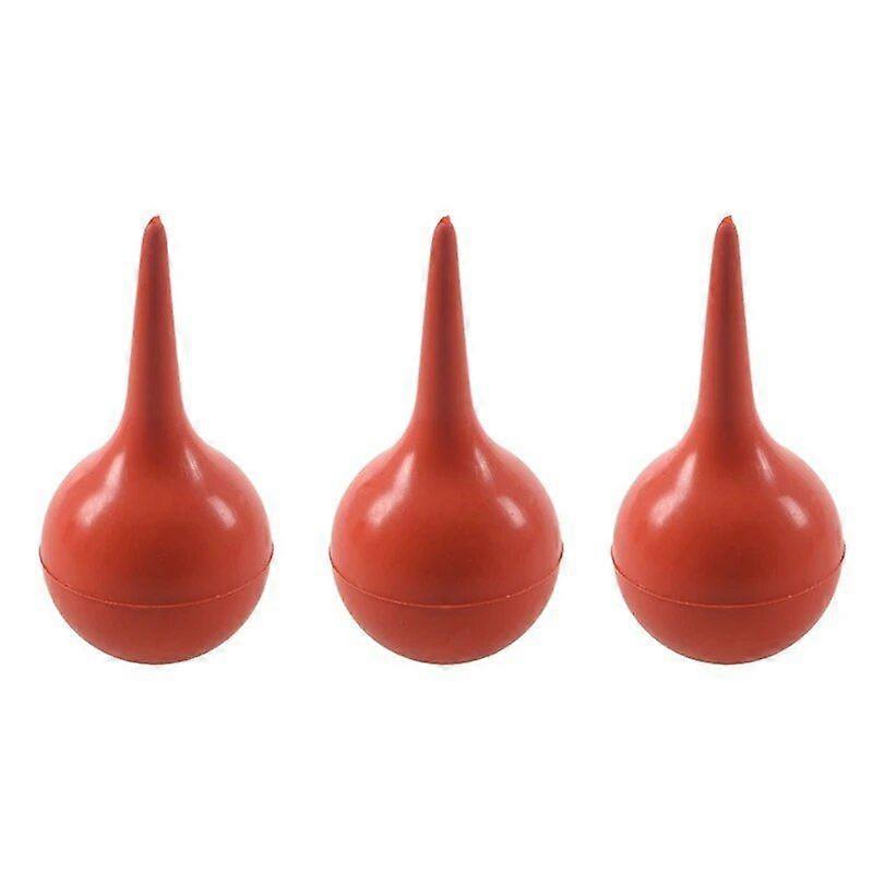 3X Rubber Suction Ear Washing Syringe Squeeze Bulb