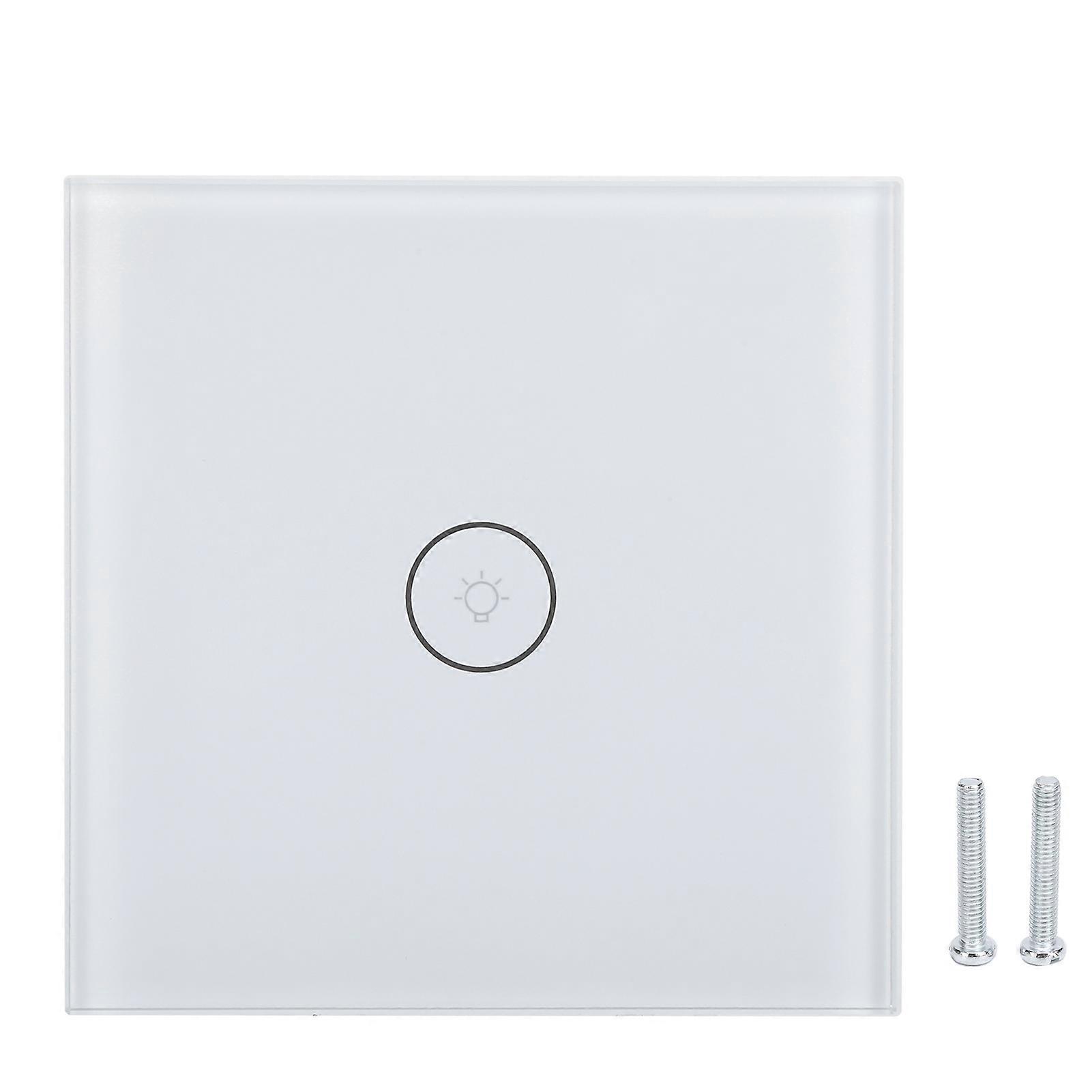 WiFi Smart Wall Switch: Touch, Voice & App Control, Timer & Scheduling, 1-Gang Panel