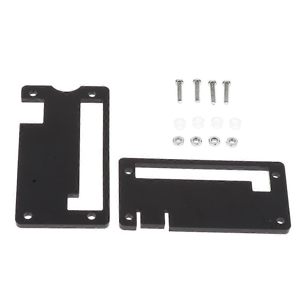 Black Acrylic Case Cover Enclosure Housing Shell Protector for Raspberry Pi