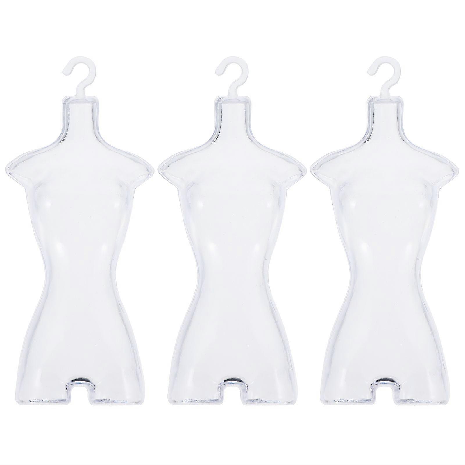 3pcs Puppe Kleid Formen Mini Mannequin Kleid Formen Kleidung Display Racks
