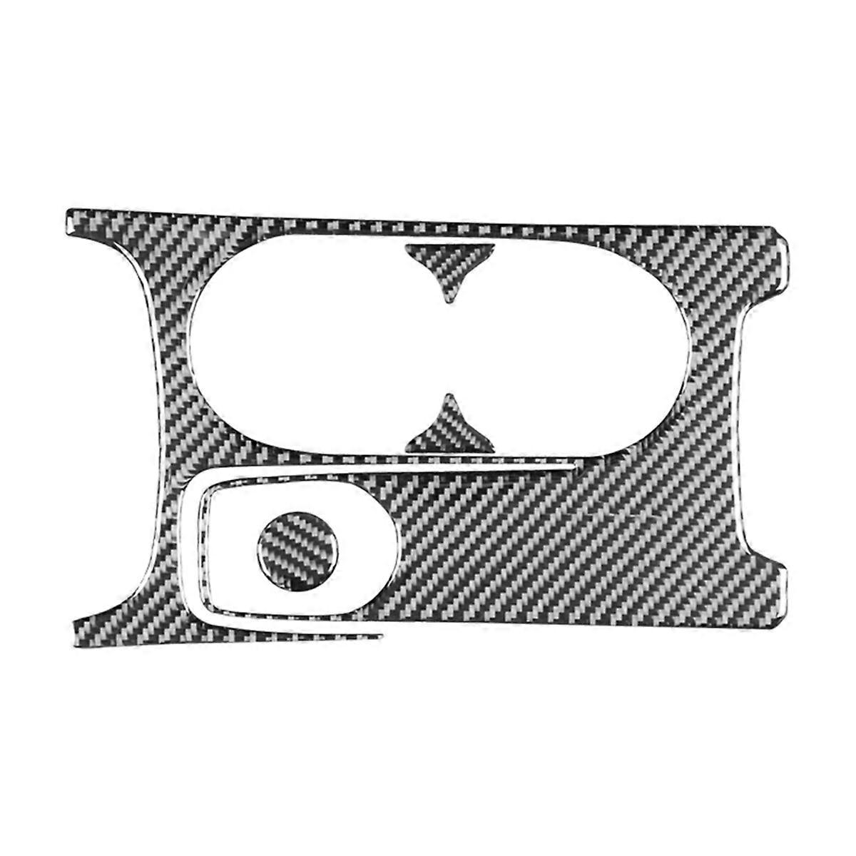 For CLA C117 GLA X156 A Class W176 Carbon Fiber Center Console Armrest Cup Holder Cover Kit Trim