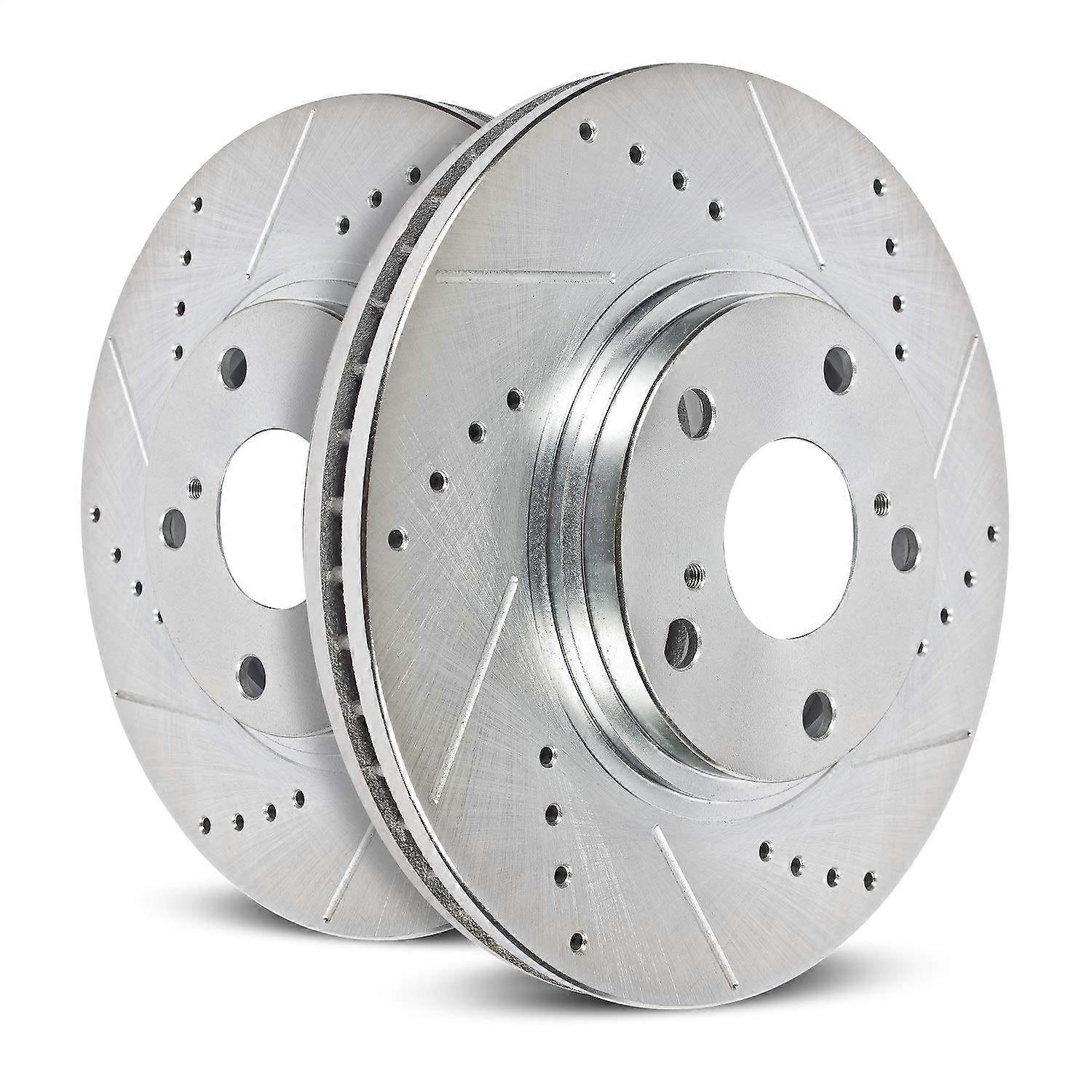 EBR474XPR Rear Drilled & Slotted Brake Rotor Pair for 1995-1999 BMW 318ti, Model Specific Performance Upgrade