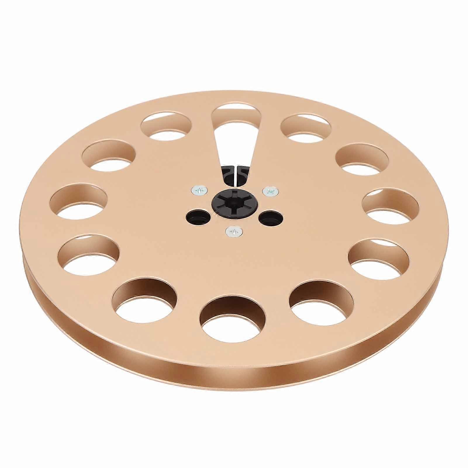 Empty Tape Reel Universal Aluminum Alloy 7 Inch Empty Take Up Reel for 1/4 Inch Tape for ReVox Studer Gold 