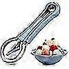 Convenient and multifunctional three in one fruit ball digging tool, watermelon ball digging spoon, flesh picking tool, carving knife, fruit removing