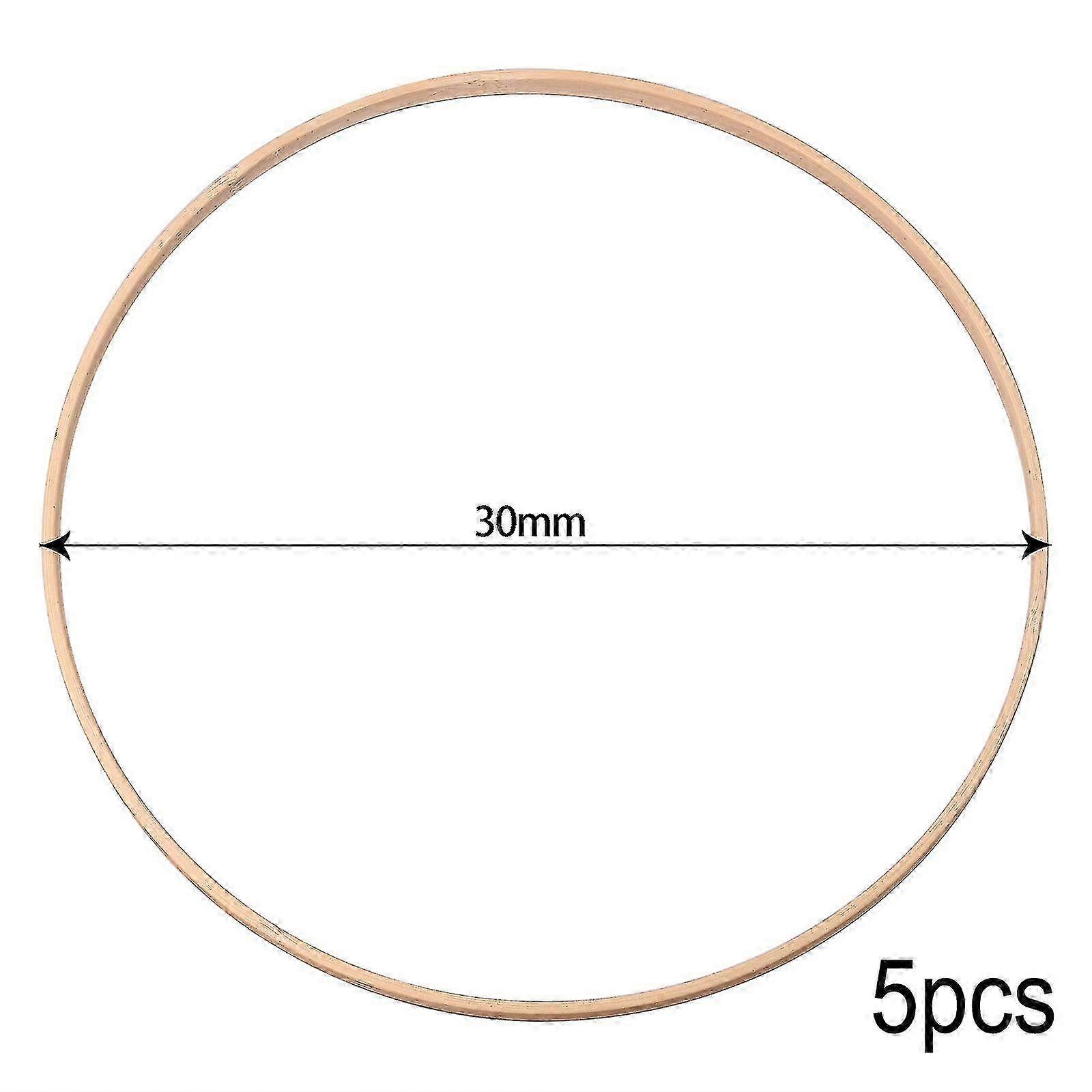 לוכד מעגלים מעץ לעיצוב תליית צמחי גינה (5 יחידות)