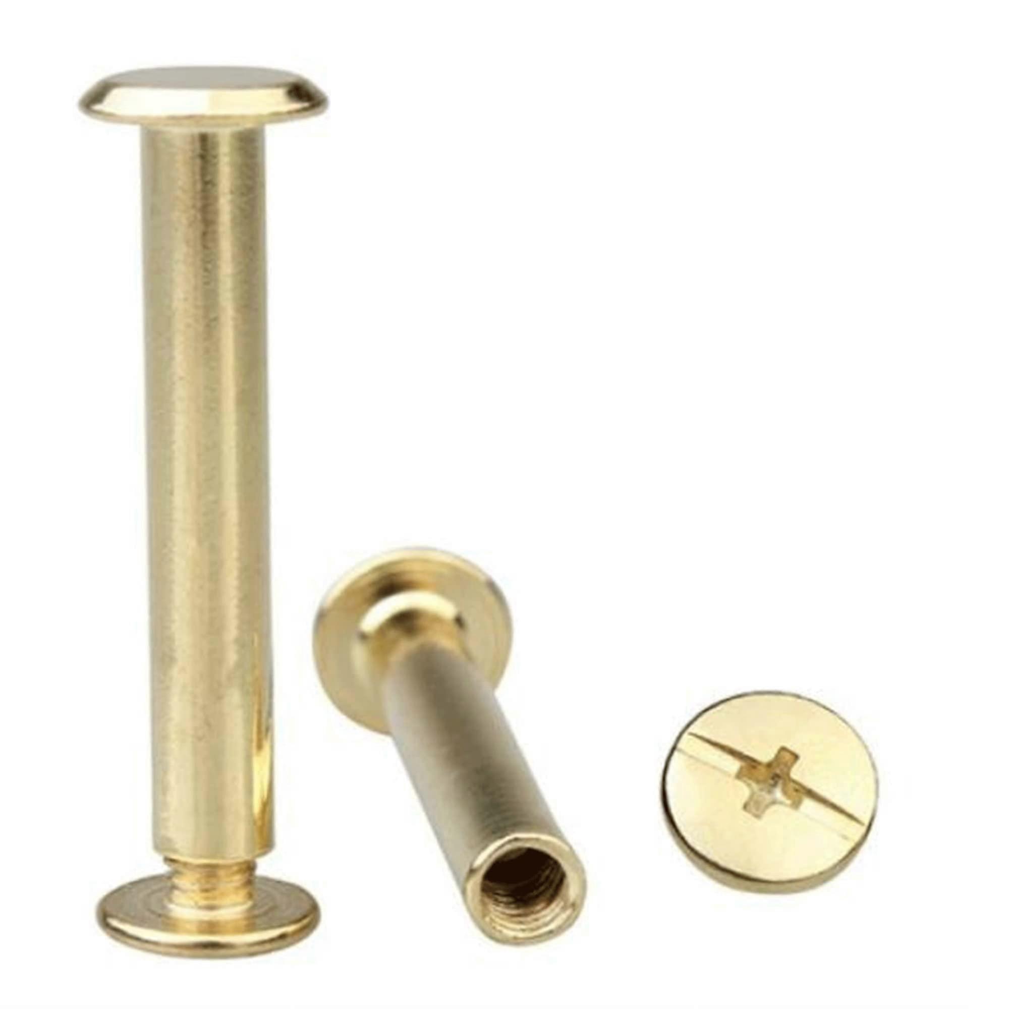 Socket Cap Screws Copper Plated 5x100mm Binding Screws Nail Studs Snap Rivet Fasteners