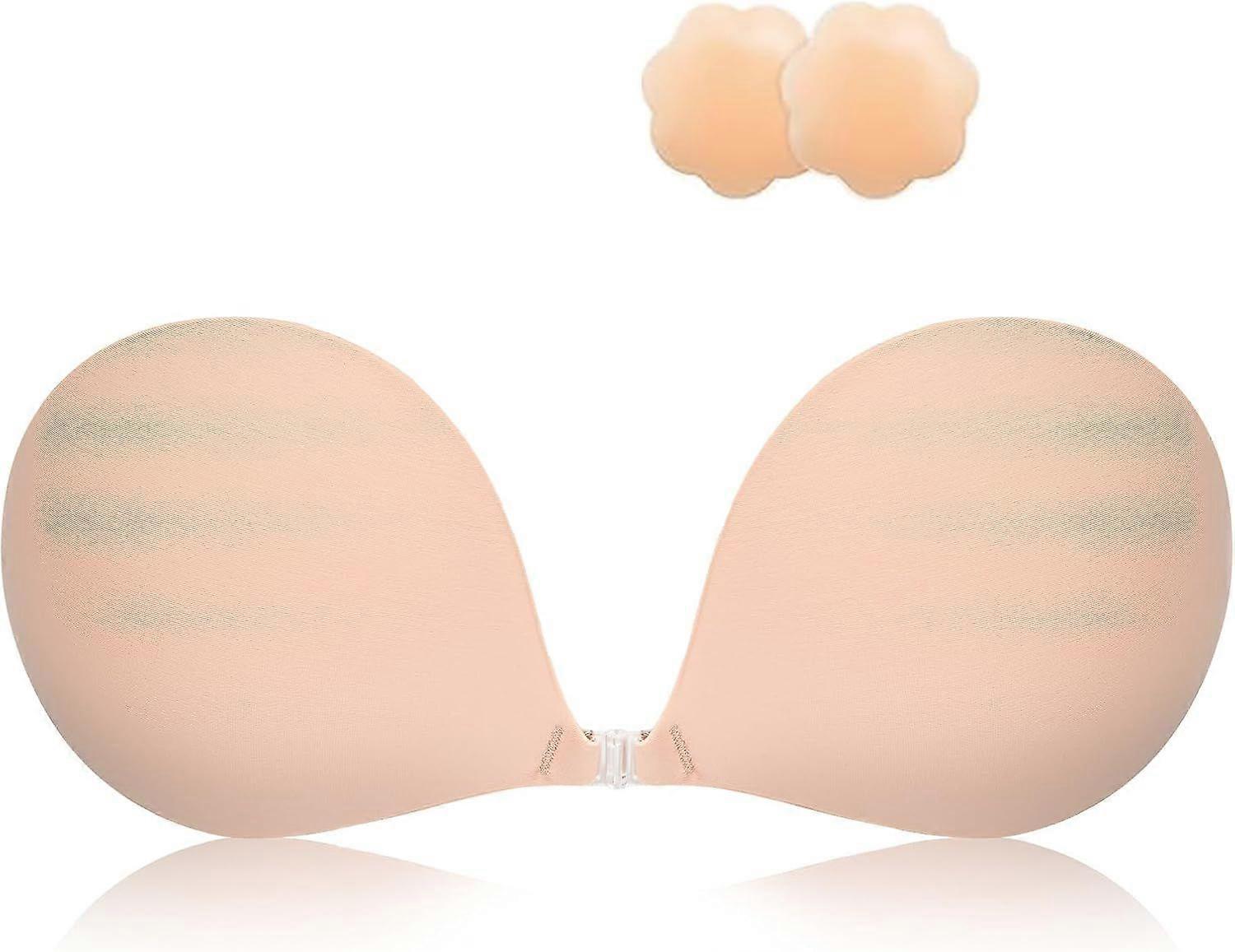 2025 Latest Model  Adhesive Bra Reusable Strapless Self Silicone Push-up