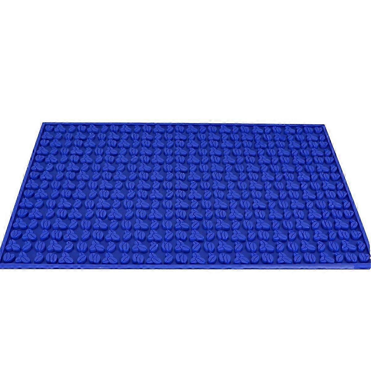Bar Mat 45x30x0.8CM Mats Non Slip PVC Bar Service Spill Mat Dark Blue