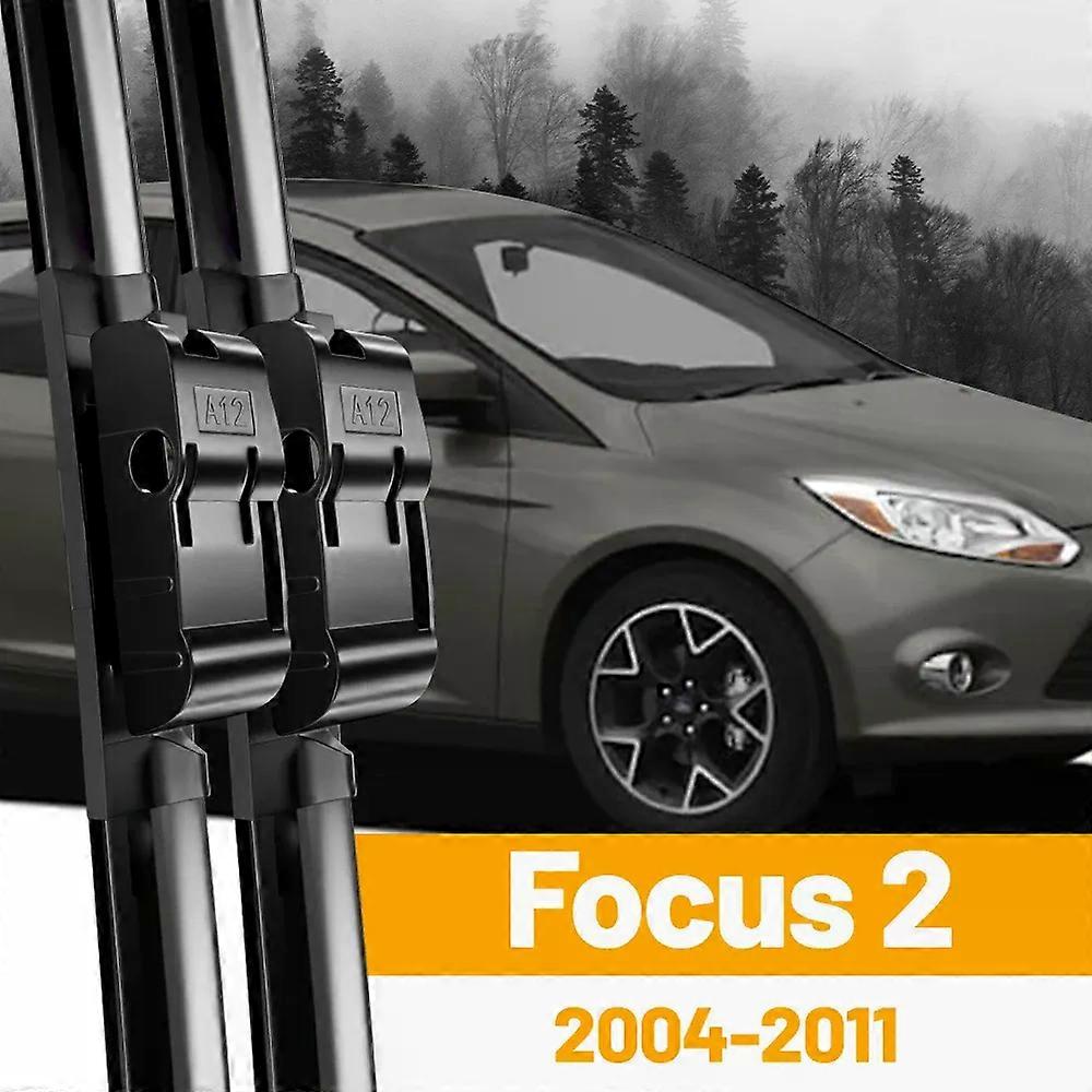 For Ford Focus 2 MK2 Front Wiper Blades 2004-2011 2005 2006 2007 2008 2009 2010 Windscreen Windshield Window Accessories 26"+17"