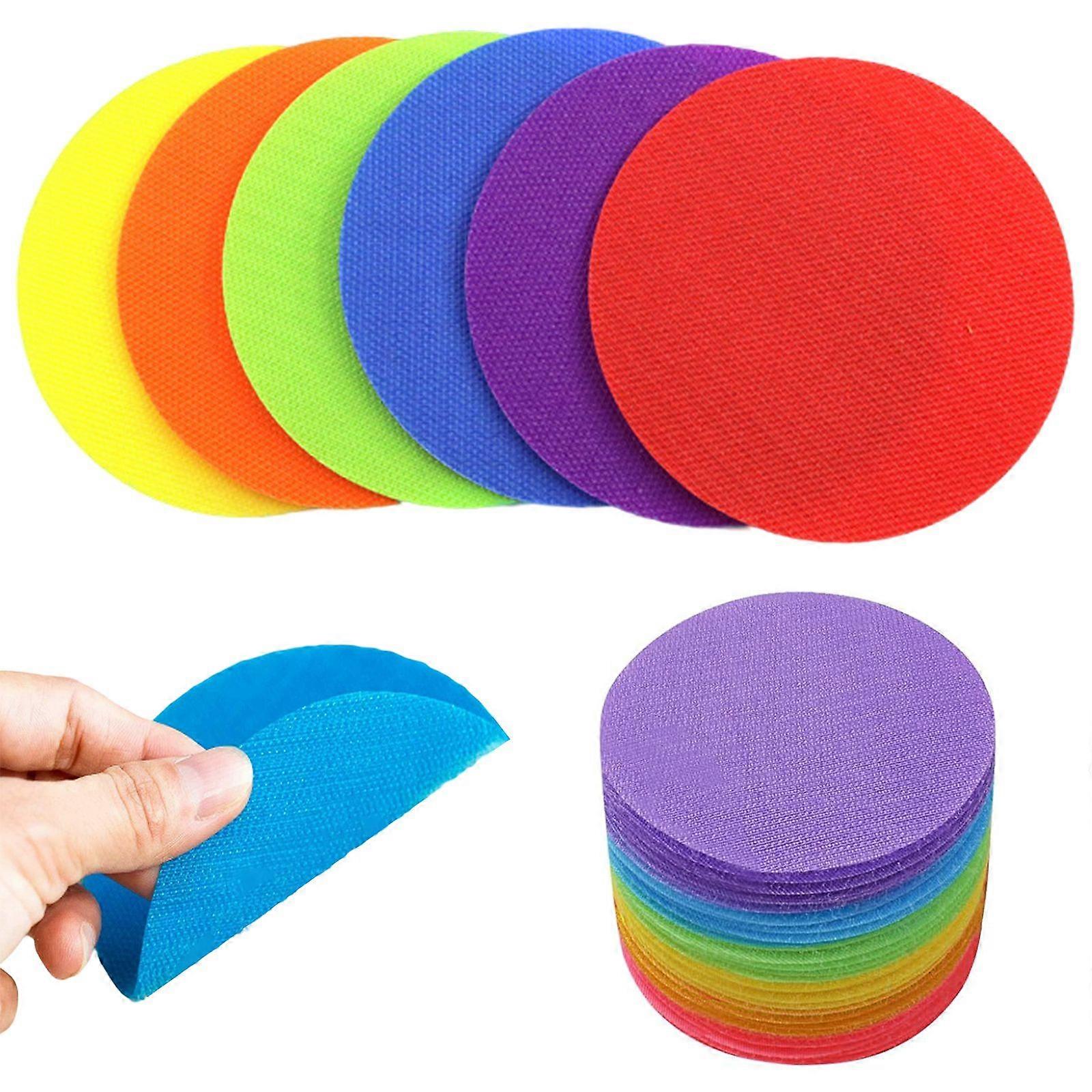 Vacuum -24pcs circular carpet Velcro -6 colors