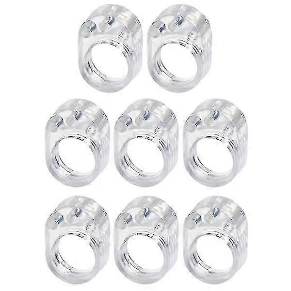 8x Door Stop for Handle - Transparent Transparent