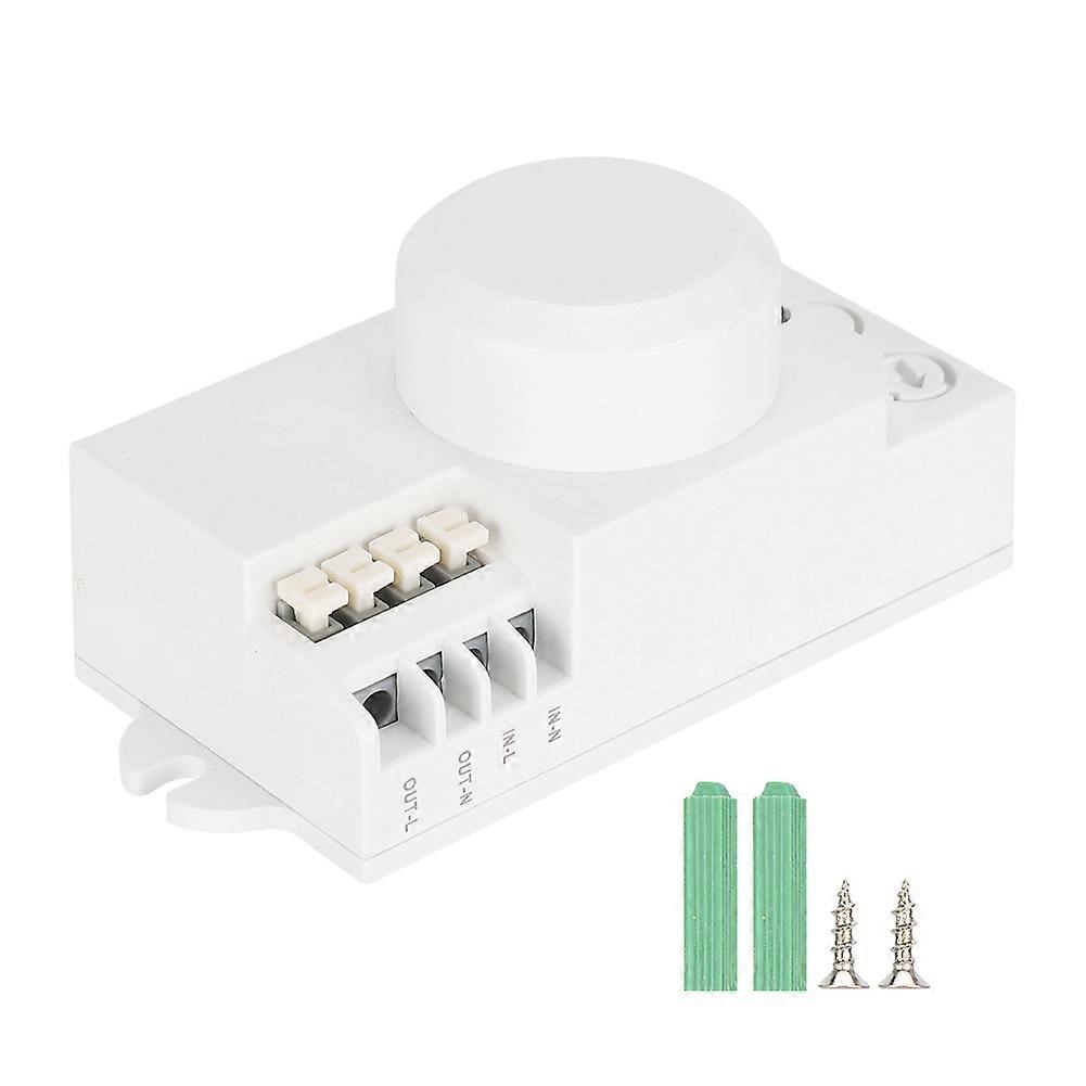 Smart Microwave Sensor Light Switch, Automatic Motion Detection & Adjustable Settings