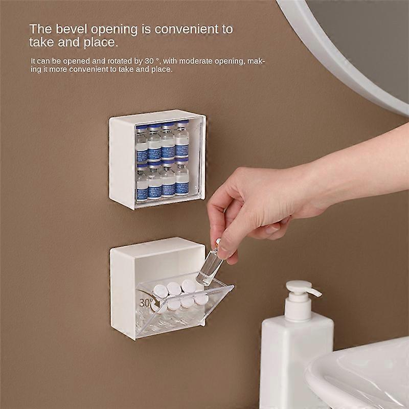 Wall Mounted Storage Box Dustproof Storage Case