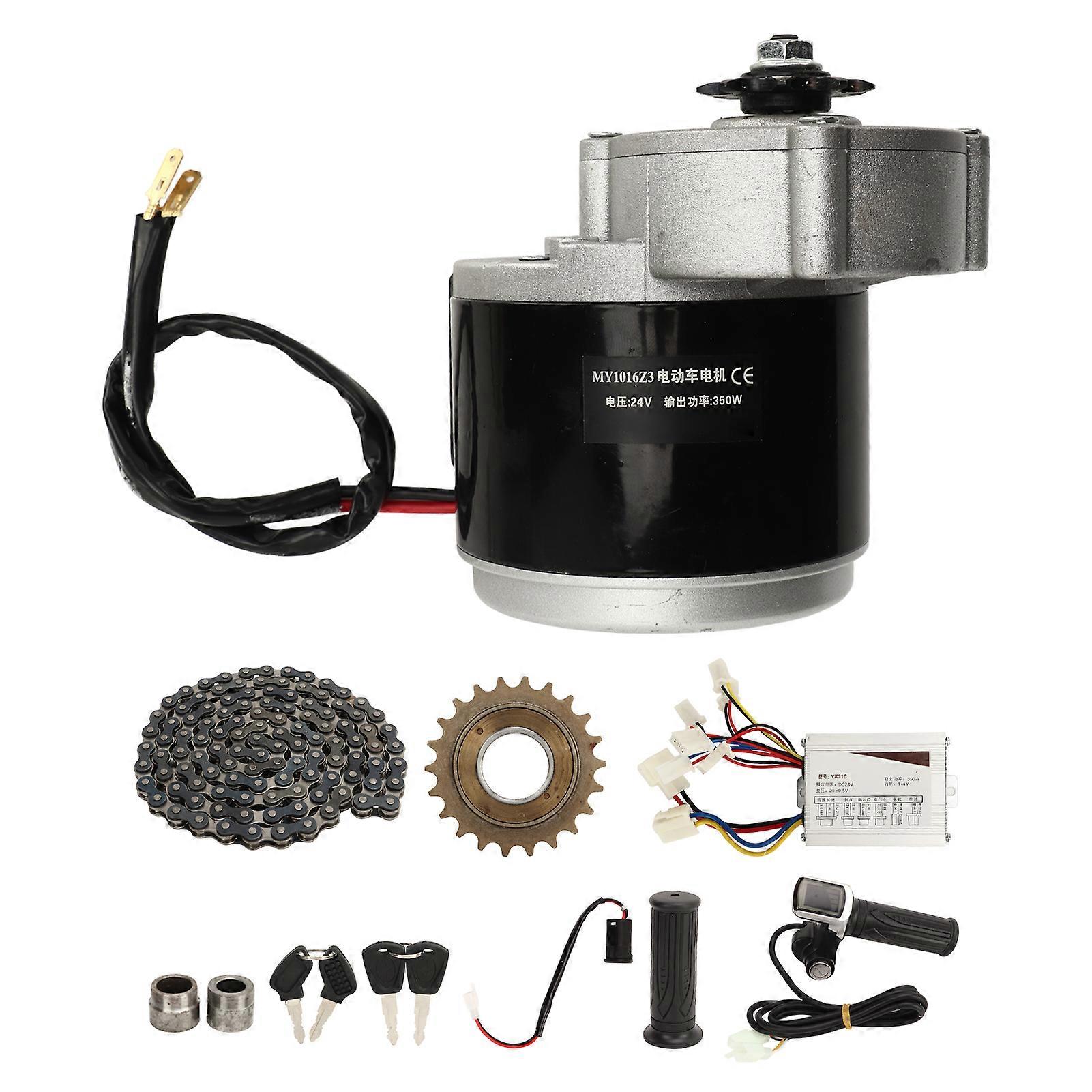 24V 350W Electric Tricycle Conversion Kit DIY Modified Motor Controller Throttle Grip Ignition Switch Set