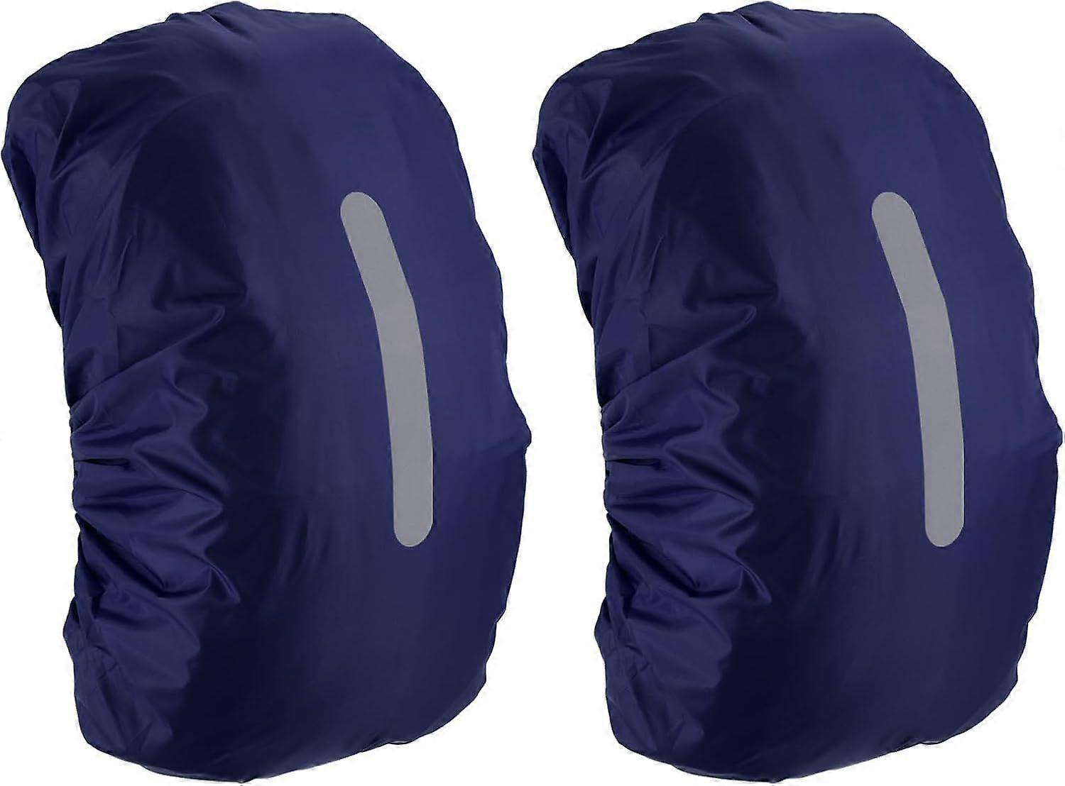 2 Pack Backpack Rain Cover - Waterproof Lightweight Cover with Vertical