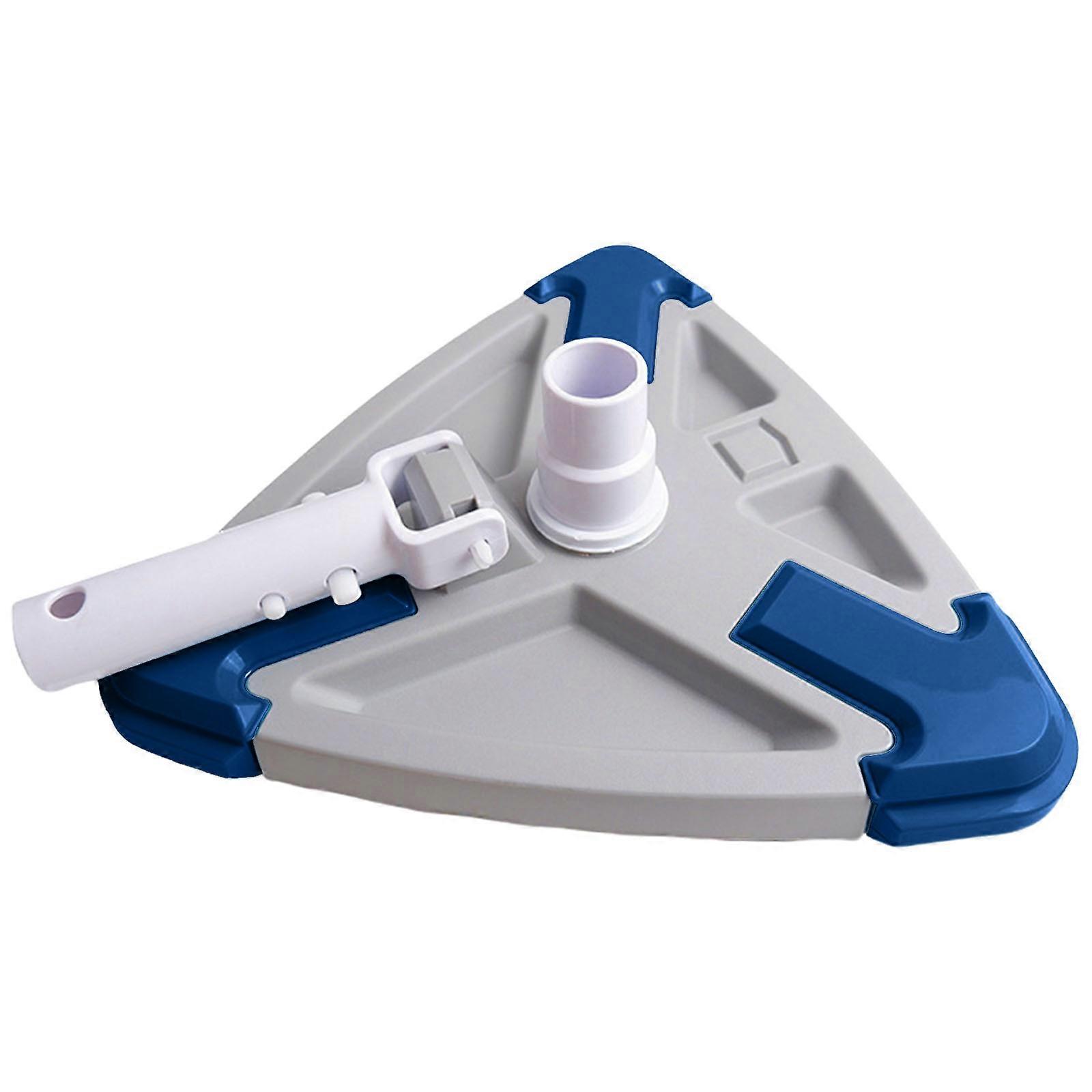 Triangular Pool Vacuum Head for Pools Professional Pool Cleaning Head With Dense Soft Bristles Triangular Head